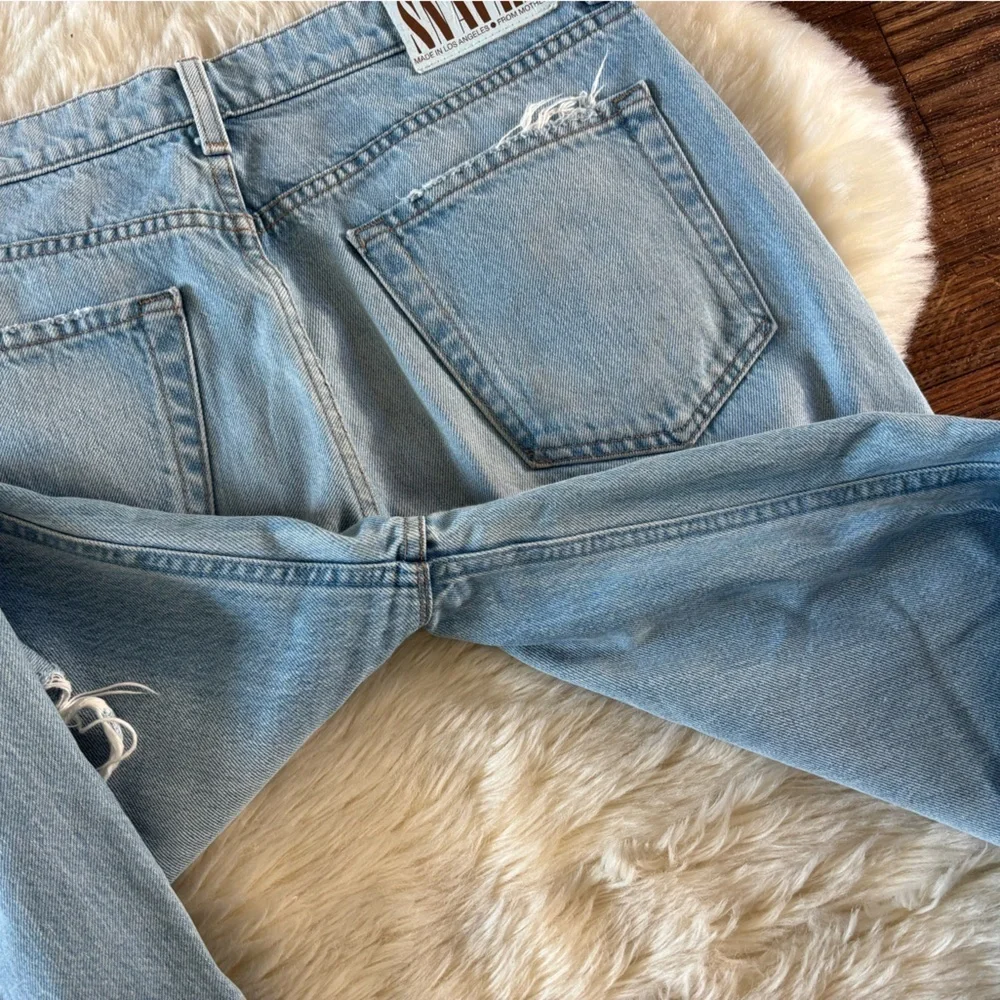 MOTHER SNACKS! Fun Dip Puddle Jean High Waisted Denim  Color: Lost of Nibbles